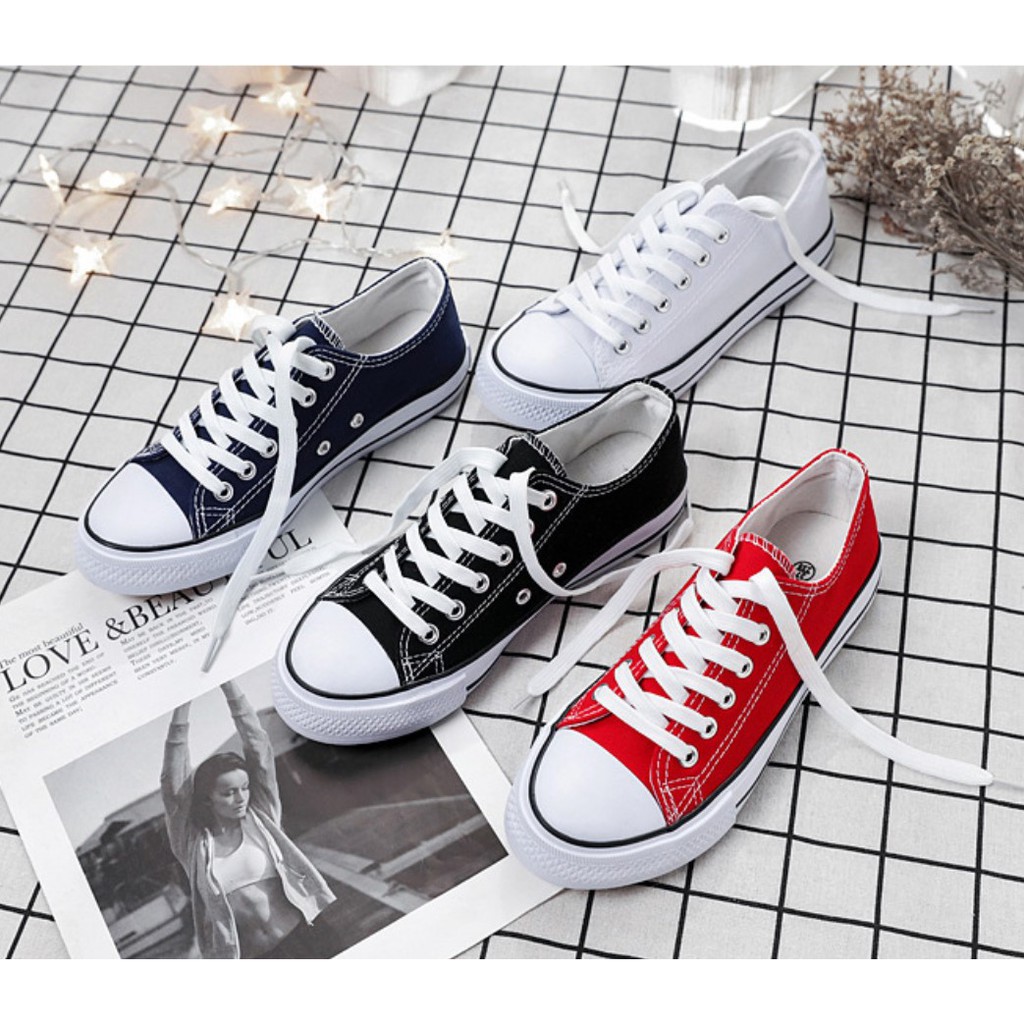 Sepatu Sneakers Pria Kasual Tali Import Sepatu Sekolah Cowok Murah Kekinian Azgalery SPT-06