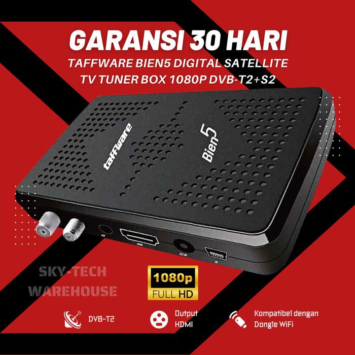 Set Top Box Tv Digital Satellite Tuner 1080P Dvb T2 S2 Taffware Bien 5