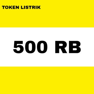 Isi token listrik 500ribu token murah elektrik pulsa listrik murah