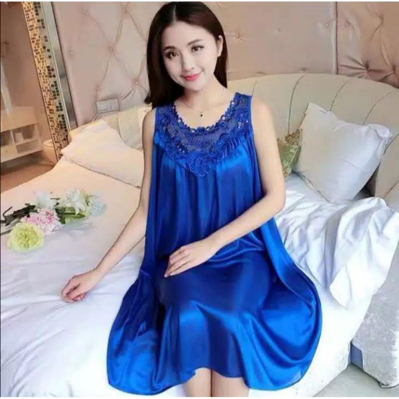 Lover Fashion Daster Lingerie Sexy Happy-Biru