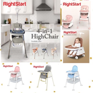 Image of Kursi Makan Anak Bayi Right Start 4 in 1 High Chair Baby Booster HC 2372 / Deluxe 2375 / Lets Go 2379 / Candy Series 2380 / Trike 2385 / Lets Travel 2386