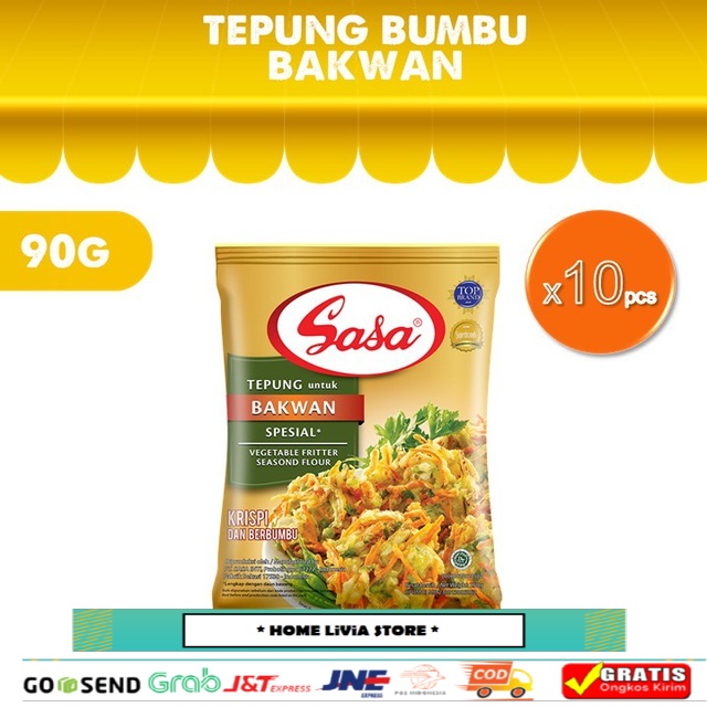 

Sasa Tepung Bumbu Bakwan 90 gr x 10 Pcs