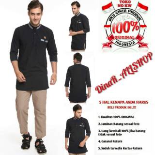 BAJU MUSLIM KOKO KURTA BRANDED TANGAN 7 8 ORIGINAL YAKA 44 BAJU MUSLIM KOKO KURTA BRANDED TANGAN 7 8 ORIGINAL YAKA 44
