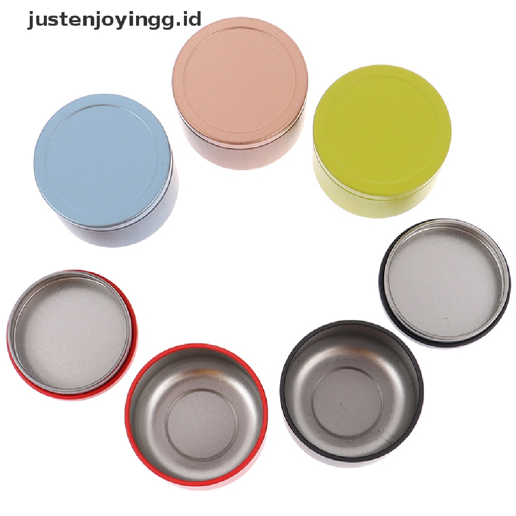 // justenjoyingg.id // Airtight Smell Proof Container Aluminum Herb Stash Jar Metal Sealed Can Tea Jar ~