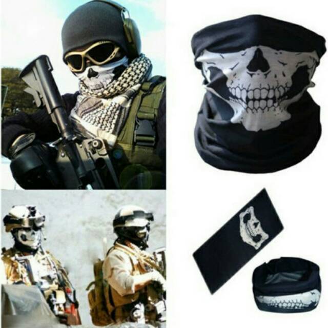 Buff Bandana Masker Topeng Tengkorak | Shopee Indonesia