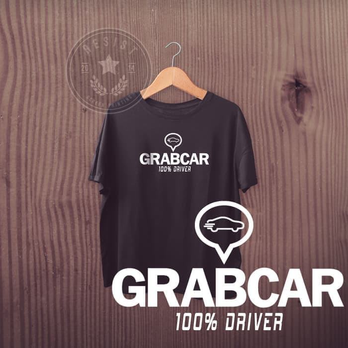 Baju Kaos Promo |  Kaos Baju Obral Combed 30S Distro GRABCAR GRAB CAR 100% DRiVER Murah
