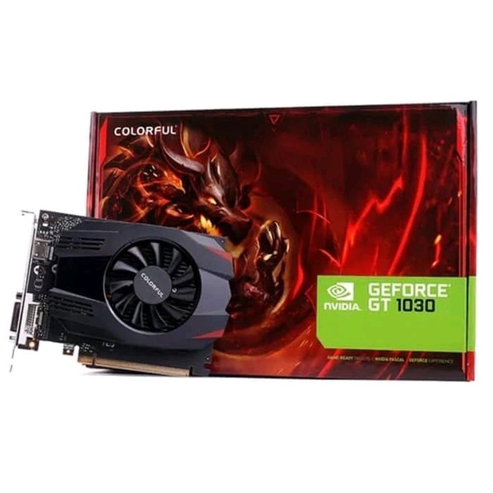 VGA CARD GFORCE GTX1030 2 GB DDR5 COLLERFUL ORIGINAL Terbaik