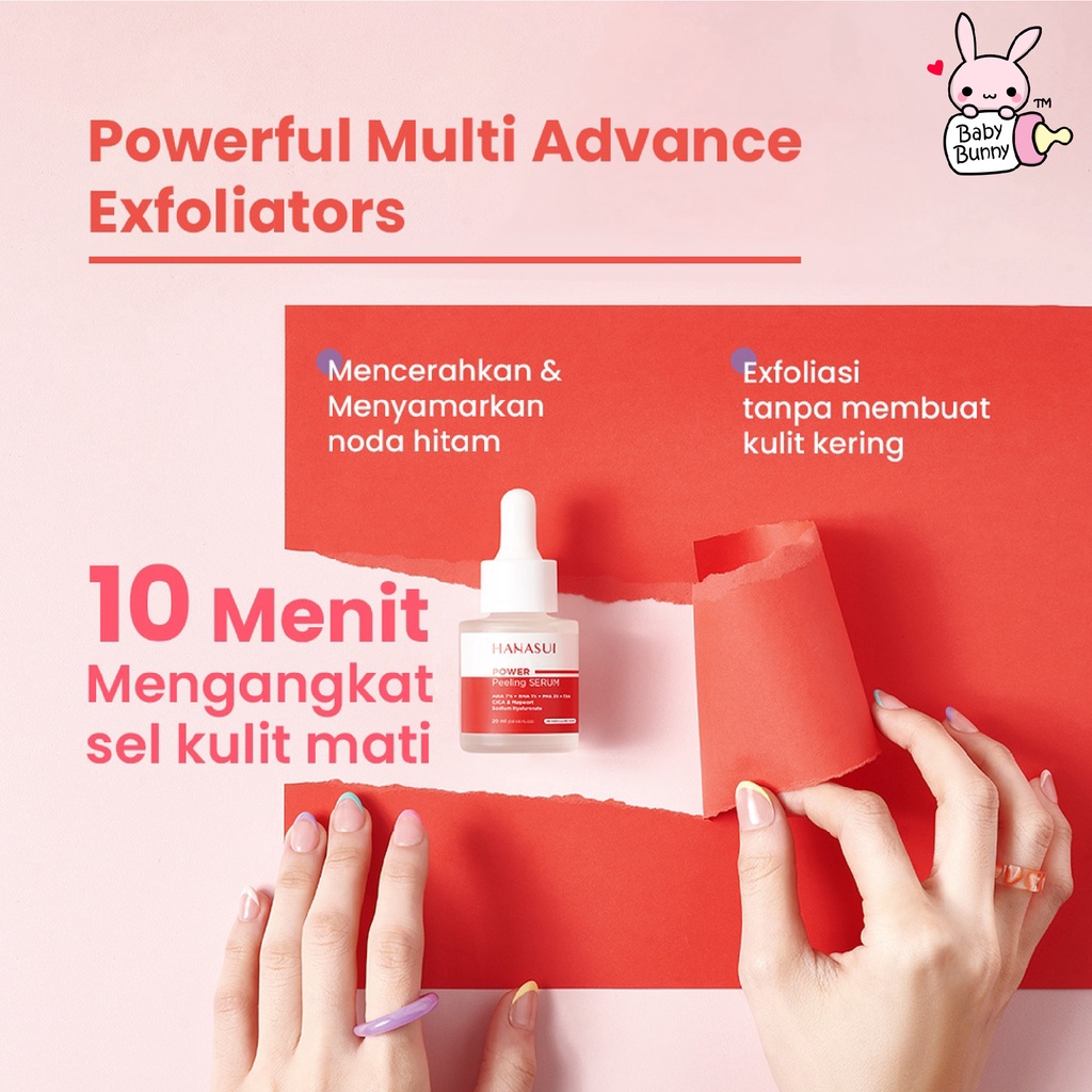 ❤ BELIA ❤ HANASUI Power Serum | Acne | Bakuchiol | Barrier | Peeling Serum | BPOM