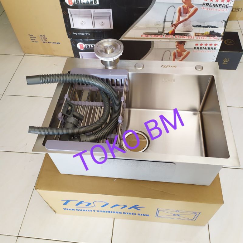 kitchen sink thsink model bolzano 6045/bak cuci piring thsink 6045
