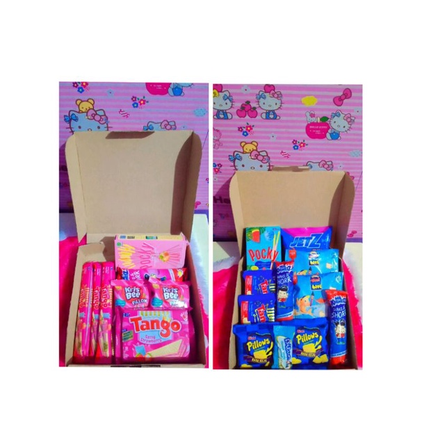 

Snack box/hampers gift box/hadiah ulang tahun/hampers wisuda anniversary murah meriah,sehari jadi