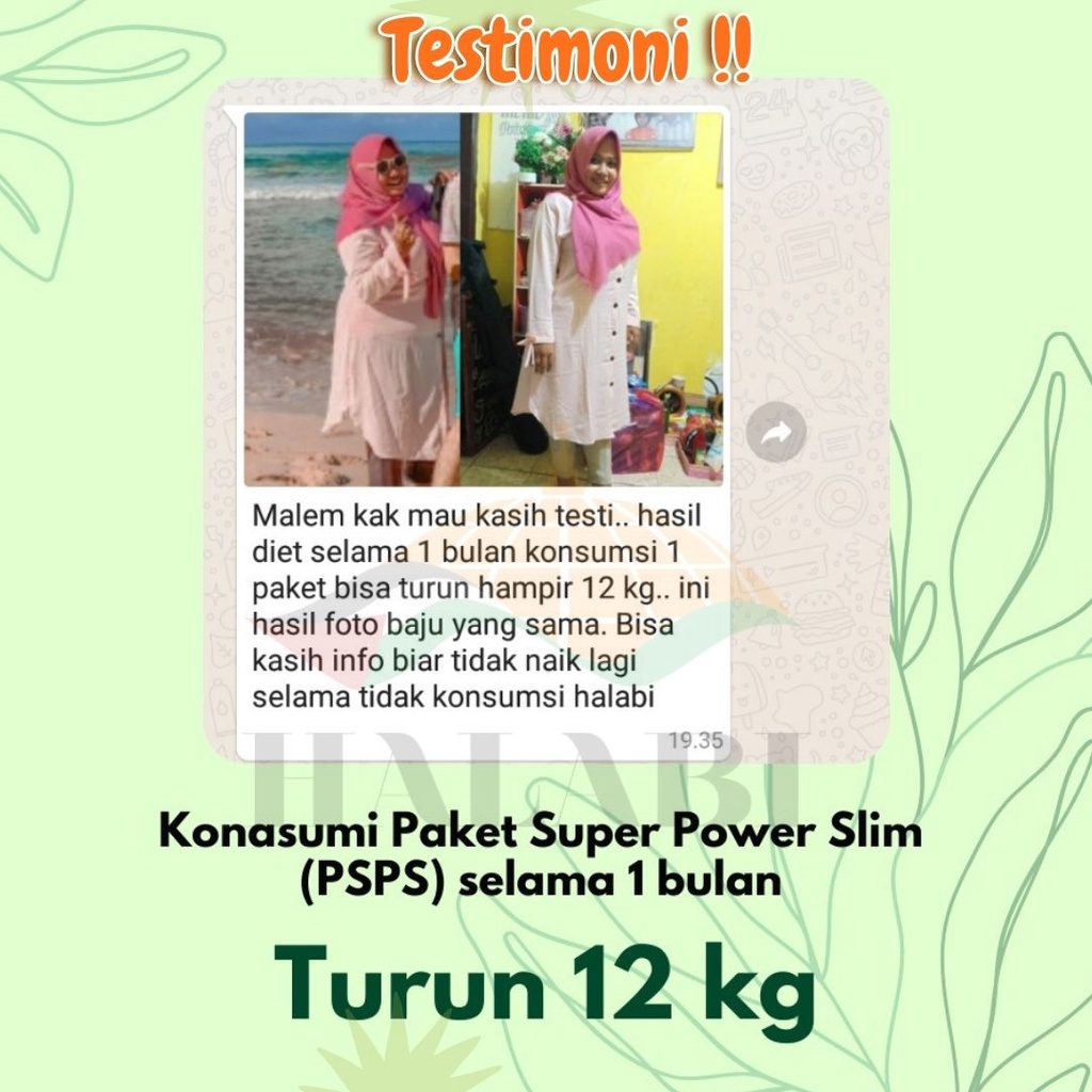 Super Exstra Slim(Psxs) Halabi Obat Diet Pelangsing Badan Herbal Ampuh Original