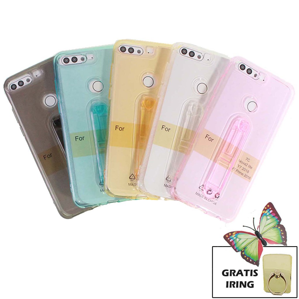 Casing Silikon Stand Oppo F7 Oppo F7 Youth Oppo F5 Oppo A83