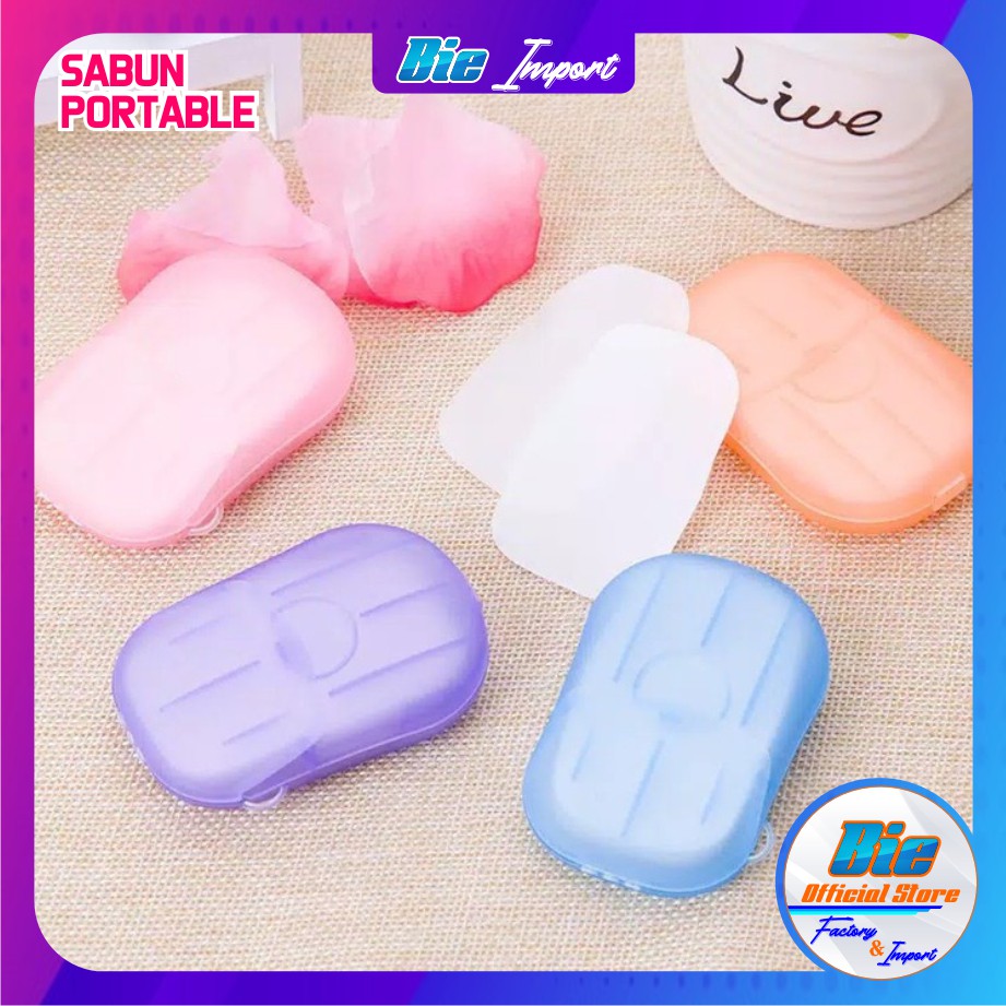 Sabun Papper Soap Portable Travel Impor