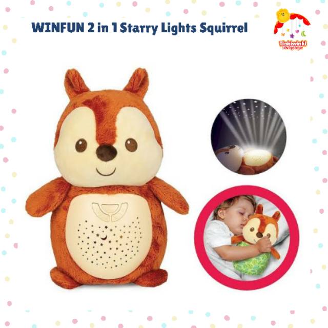 Winfun 2 in 1 Starry Lights Squirrel