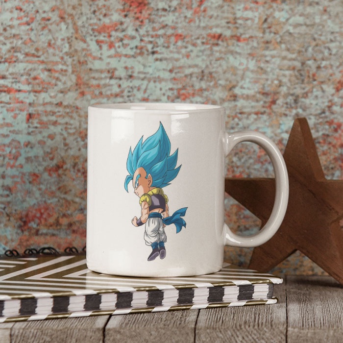 Mug Gogeta Goku Vegeta Super Saiya Blue