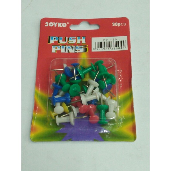 

Paku Pines Timbul Warna Joyko PP-30 Push Pins