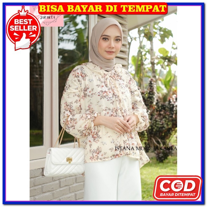 Batari Tunik Terbaru 2022 / Blouse Dewasa Kekinian / Baju Tunic Muslim Hijab Hits Lengan Panjang / A