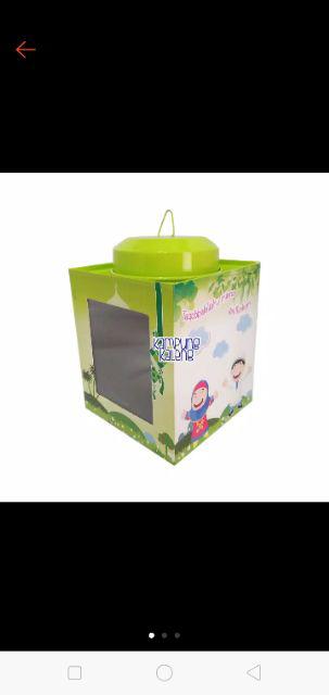 Kaleng Kerupuk Mini Edisi Lebaran Ukuran 11 X 13 Cm