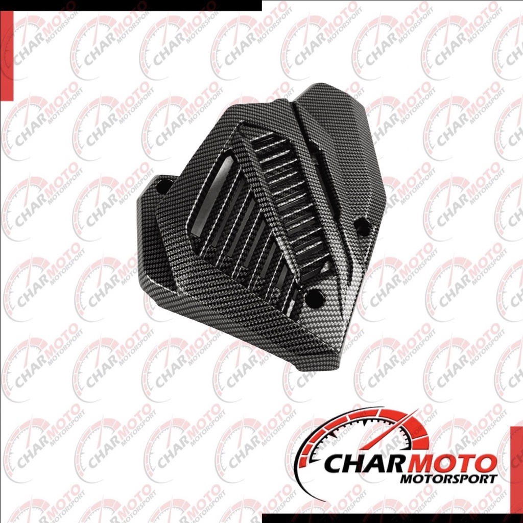 Cover Tutup Radiator Honda Vario 150 New Karbon Carbon Nemo Original PNP - Charmoto