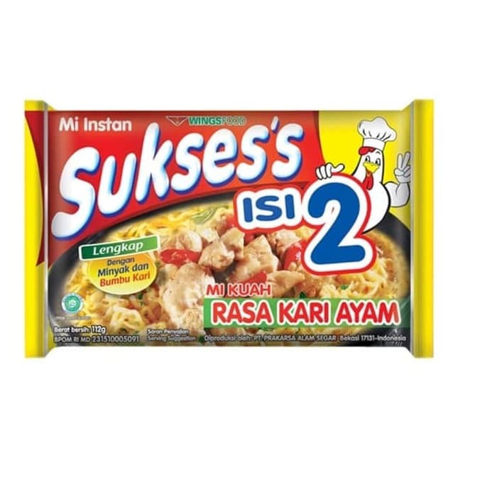 

Mie Sukses Isi 2 Rasa Kari Ayam