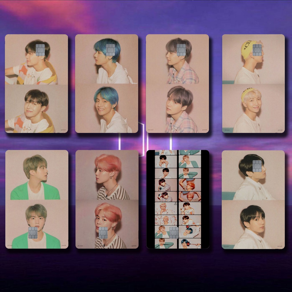 BTS HOLOGRAM Series PT3 | March Skincard SKIN/SKIN CARD/CARD SKIN/STIKER KARTU ATM/STICKER KARTU EMO