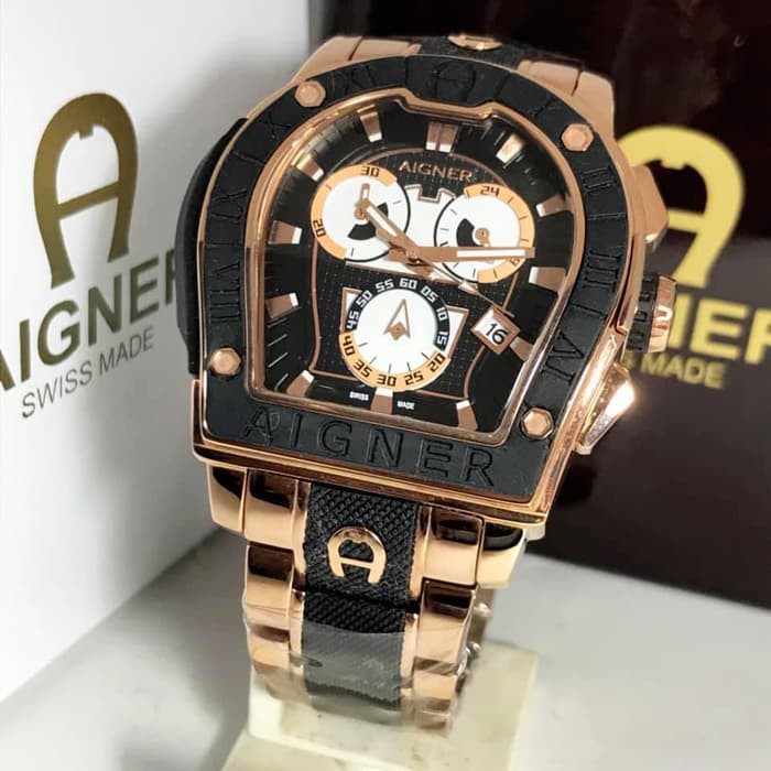 JAM TANGAN PRIA AIGNER ROMA CHRONO 45MM PREMIUM