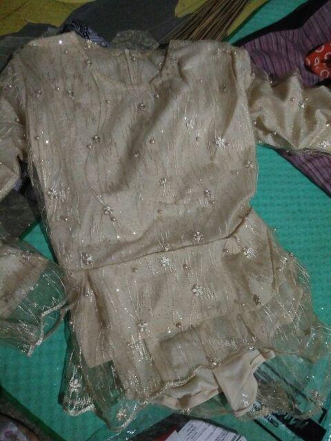 (termurah - Ori _6 Warna) Batik Couple Andhini Kebaya Couple Brukat Anabel - Bs073 Kebaya Modern