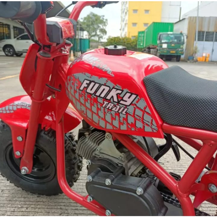 MOTOR MINI TRAIL FUNKY MODEL TERBARU MESIN 2TAK 50cc// MOTOR TRAIL ANAK MAINAN ANAK