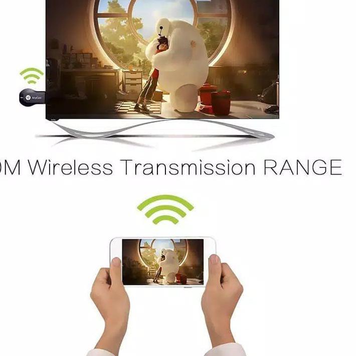 AnyCast Wifi Display HDMI TV Dongle Receiver Penyambung Dari HP Ke TV Dongel Hdmi M2 PLUS ✓
