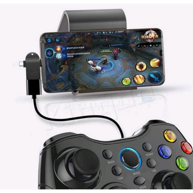 OTG game stik ps gaming ke hp Android handphone Converter USB 3.0 2 in 1 Micro USB Type C OTG Cable 