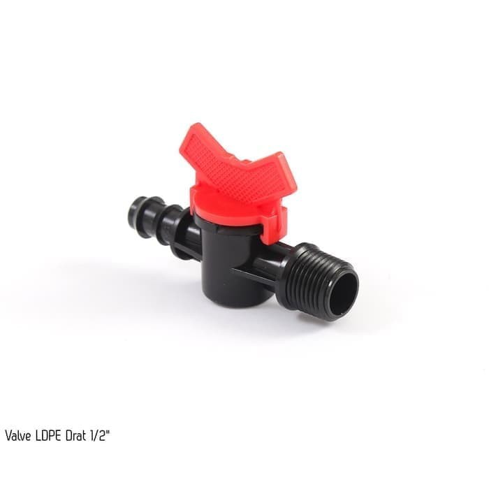 Valve Offtake LDPE Drat 1/2 Keran Selang LDPE 16 Mm