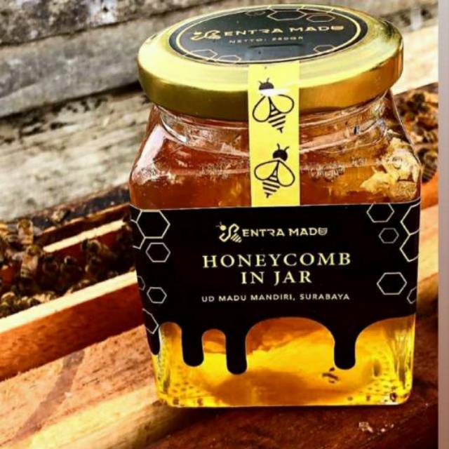 

SENTRA MADU , Sarang madu premium in jar
