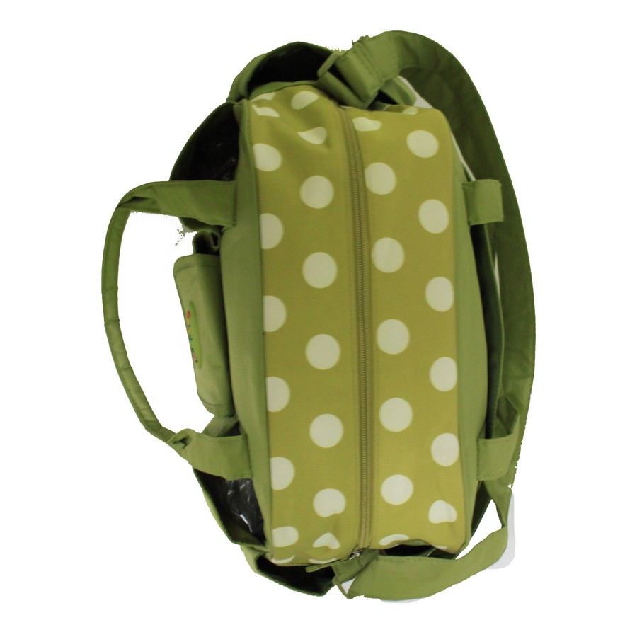 Kiddy Tas Import Hijau Motif Polka Tb 5107
