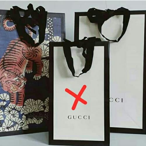 

(TERLARIS) Paperbag gucci sedang