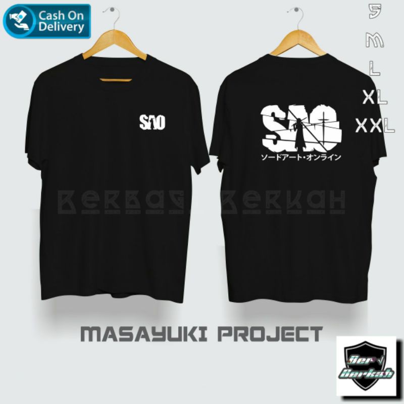 Kaos Anime SAO | Kaos Anime Sword Art Online | Baju Anime Sword Art Online