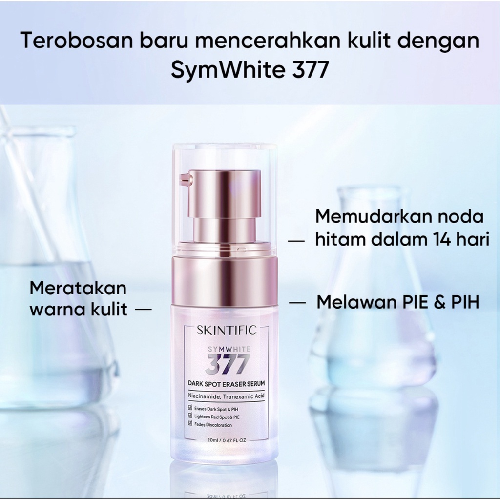 SKINTIFIC SymWhite 377 Dark Spot Eraser Serum Brightening Serum 20ml [BPOM]