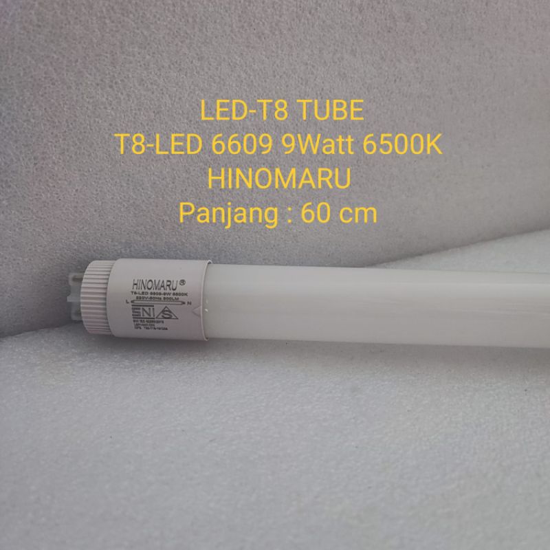 Lampu TL LED T8 9Watt - Original Hinomaru ( hanya lampu saja )