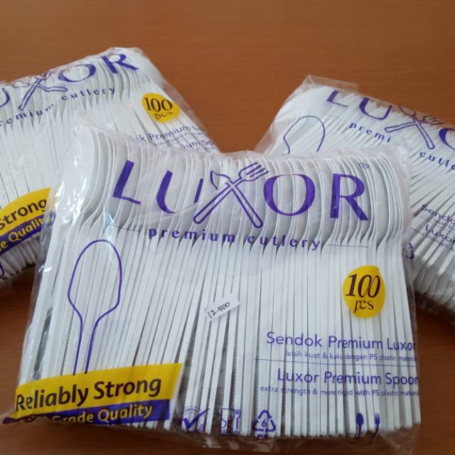 Sendok premium luxor isi 100pcs / pack