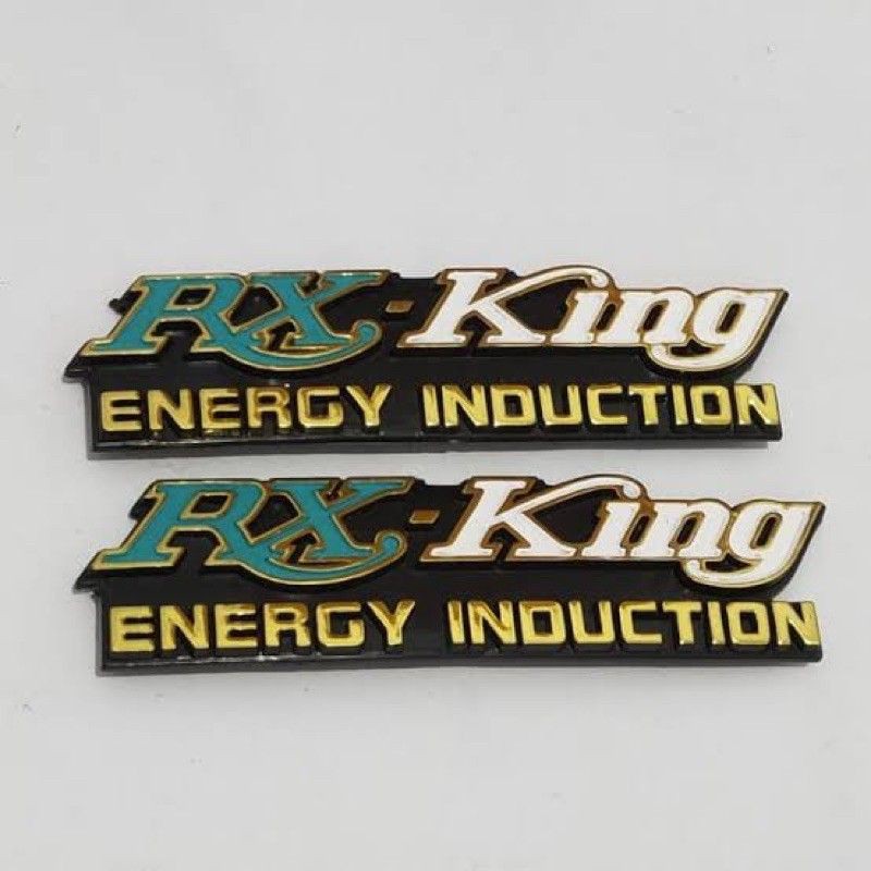 Logo Yamaha Rx King , Logo Emblem RxKing , Logo Box Aki Rx King Sepasang 2 Biji