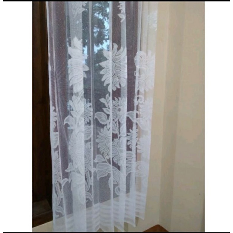 Gorden Pitrase Daleman Gorden Lapisan Gorden Puring Gorden Putih Transparan Tirai Gorden Plisket Kor