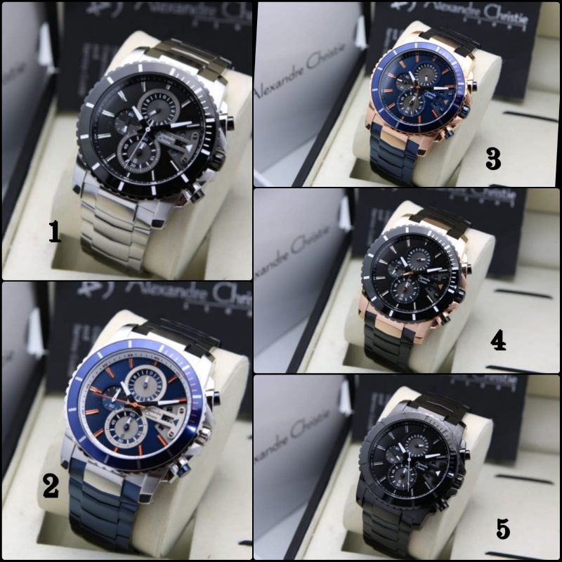 Jam Tangan Pria Alexandre Christie AC6455 AC 6455 6455 Original