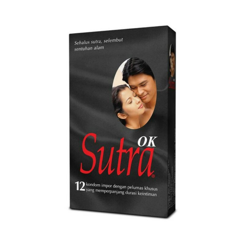 kondom sutra hitam ok / kondom sutra merah / kondom sutra gerigi / kondom sutra plus 3 / 12 pcs