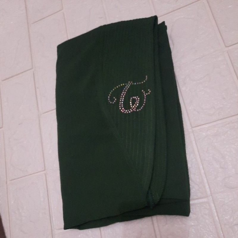 Thewa//Khimar Bening Ori Thewa-Hijau botol