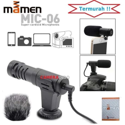 Mic MAMEN Shotgun MIC 06 vlog mic kamera Smartphone
