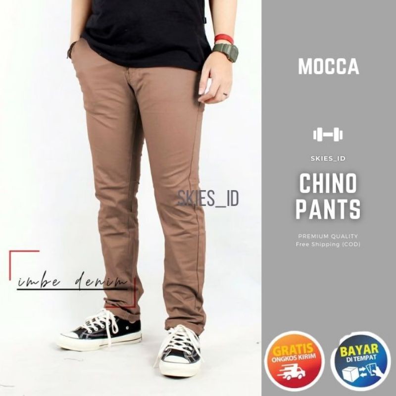 Celana Chino Panjang Pria Bahan Cino Slimfit Original Premium Quality chinos Slimfit Pants