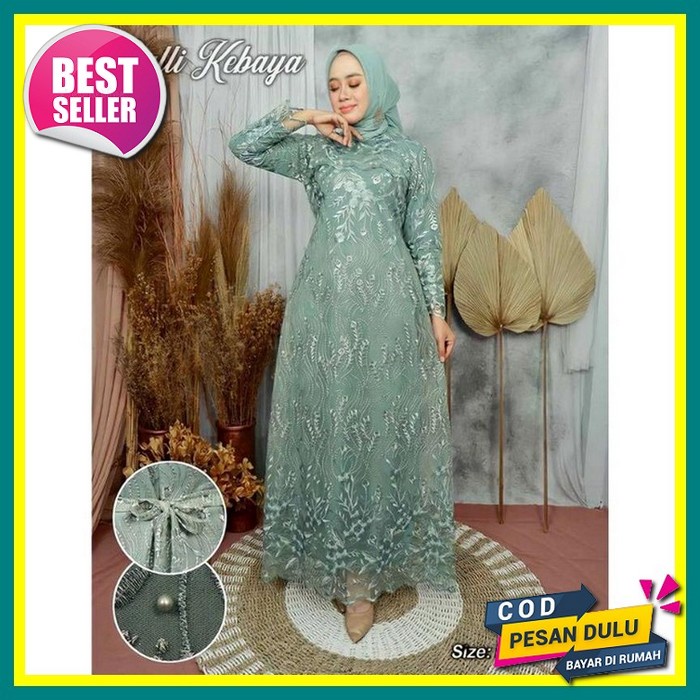 Meysa Maxi, Dress Import Premium, Gamis Lfy Import, Dress Lafreya, Gamis Mewah, Dress Brukat Eyelet,