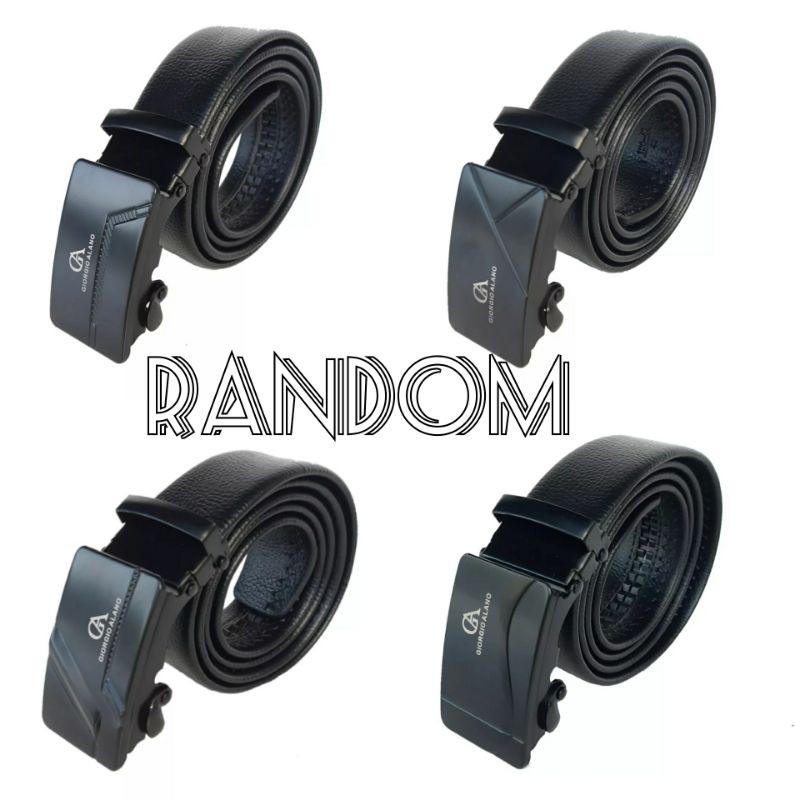 Ikat pinggang pria rell automatic kulit sintetis 002