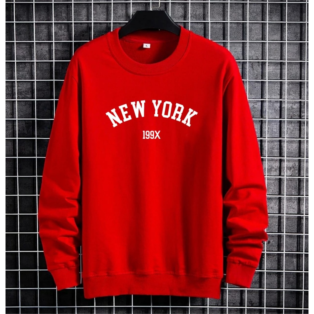 BISA COD ~ BAJU TRENDY NEW YORK TERBARU- BAJU PRIA LENGAN PANJNG TERBARU-KAOS DISTRO KEKINIAN PRIA TERLARIS