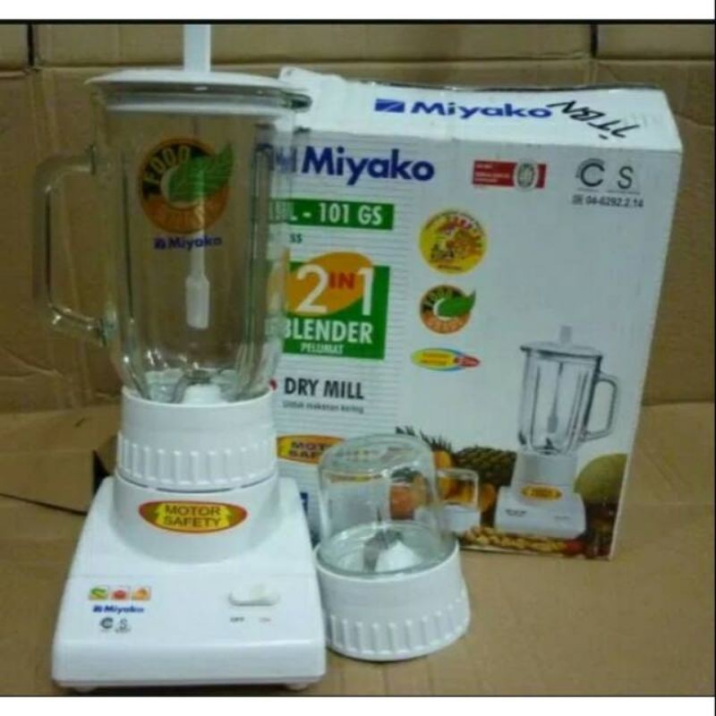 blender miyako BL-101-GS /blender miyako 2-in-1 bahan kaca