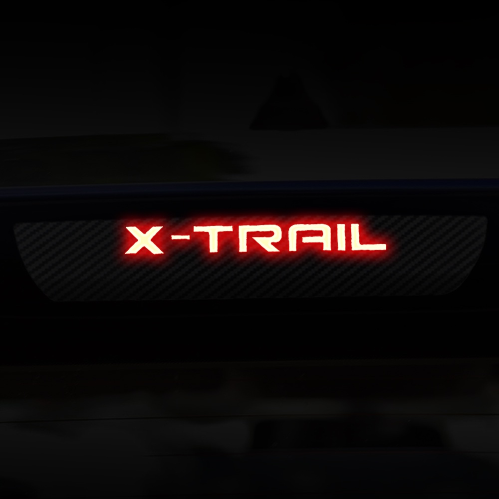 Stiker Lampu Rem Mobil Bahan Serat Karbon Untuk Nissan X-Trail Xtrail T32 2014-2020